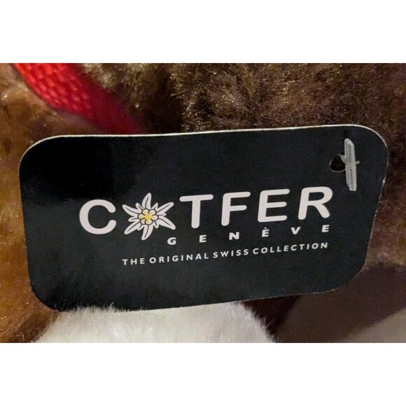 St. Bernard Dog Backpack Plush Tags Cotfer Geneve Swiss Collection Bag Toddler - Picture 2 of 14